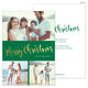 Green Merry Christmas Starburst Gold Foil Holiday Photo Cards Image 4 of 6